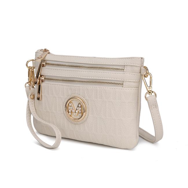 MKF Collection by Mia K. MKF-PU7719BG Roonie Milan M Signature Crossbody Wris...