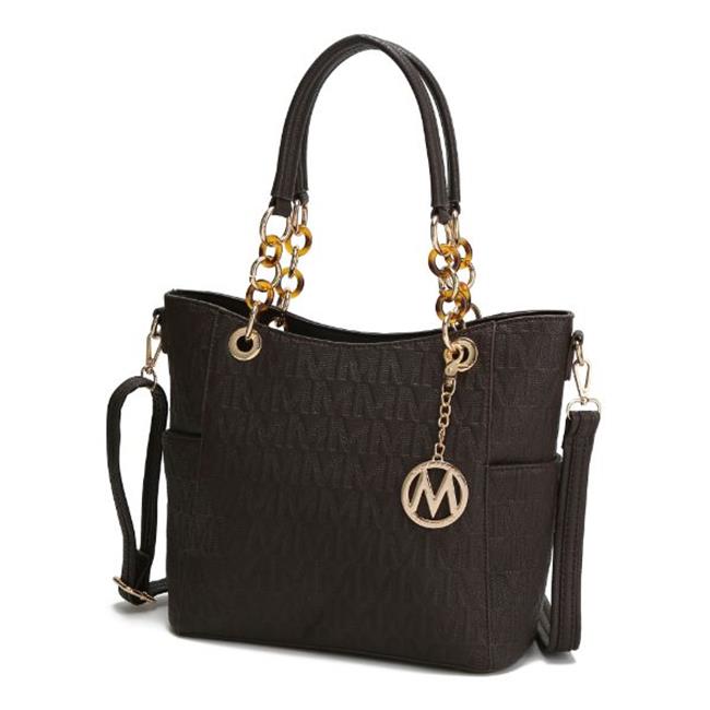 MKF Collection by Mia K. MKF-SKC-PU7737CH Rylee Tote Women's Handbag Purse wi...
