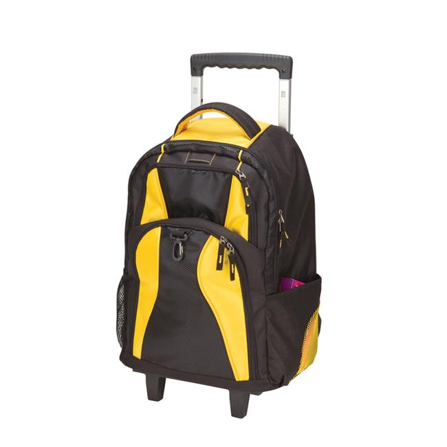 Buy Smart Depot G6423 Yellow The Elevated Wheeled Computer Backpack - Yellow