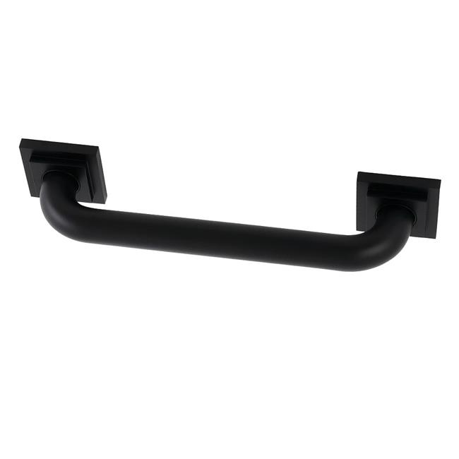 Kingston Brass DR614120 12 in. Claremont Grab Bar with 1.25 in. O.D  Matte Black