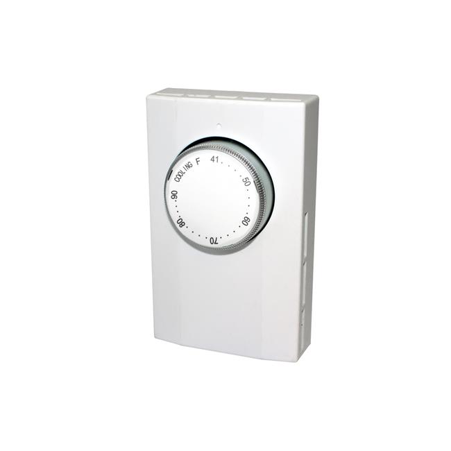 King Electric K101-C 120-277V Bi-Metal Single Pole Cooling Line Voltage Therm...