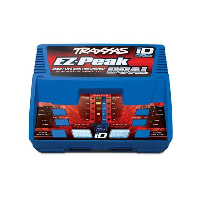 Traxxas T1X-2972 8A Dual Charger with ID System