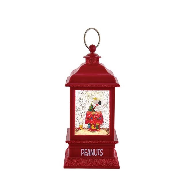 Peanuts PN5221 9 in. Kurt Adler Battery-Operated Peanuts Lit Musical Water La...