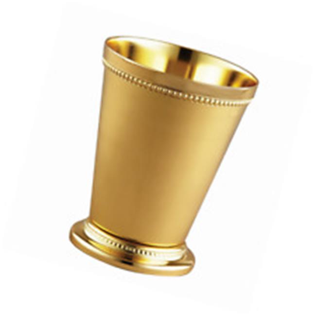 Leeber 90479 43 & 8 in. Mint Julep Cup Gold - 12 oz
