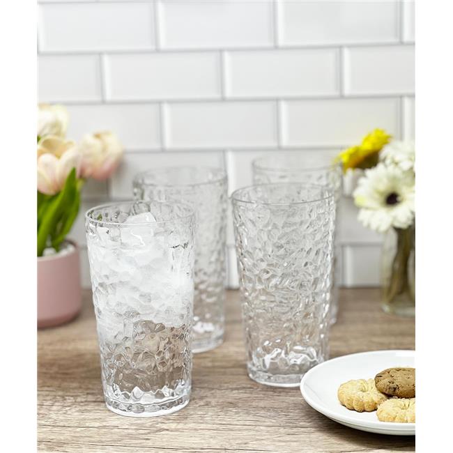 LeadingWare AS-3602C AS-3602C Acrylic set of 4 - Clear 19 oz HB tumblers