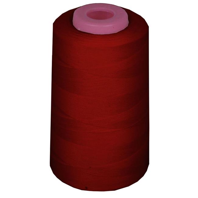 6000 Yards 100 Percent Polyester Cone Serger Thread  Burgundy - A200