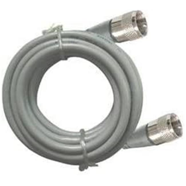 Bandit Workman 8X-50-PL-PL Rg8X Plug to Plug 50 ft. Coaxial Cable for CB Radios