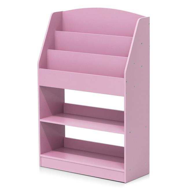 Kidkanac Magazine & Bookshelf with Toy Storage Pink