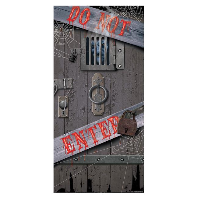 Morris Costumes BG00011 Spooky Halloween Door Cover