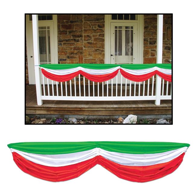 Morris Costumes BG50948RWG Red White Green Fabric Bunting Costume