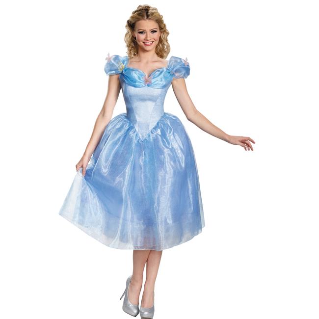 Morris Costumes DG87039B Cinderella Movie Adult Deluxe Costume  Size 8-10