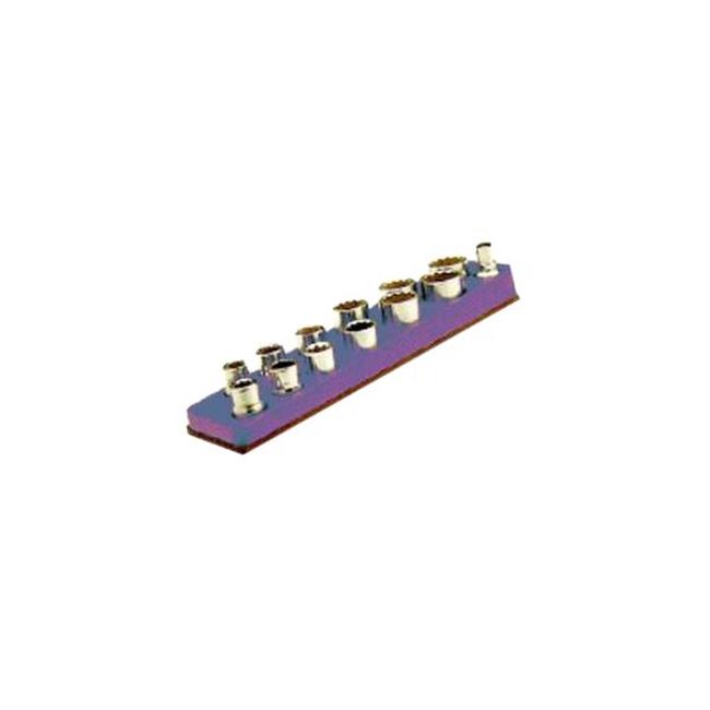 Mechanics Time Savers 710 Series 13 Hole Socket Organizer - Purple