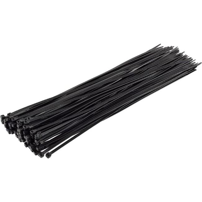Micro Connectors MSC-224B-5P 24 in. Cable Zip Tie - 175 lbs Multi-Purpose Sel...