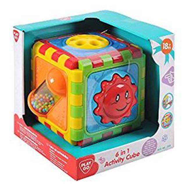playgo 2141 6 in. 1 Activity Cube