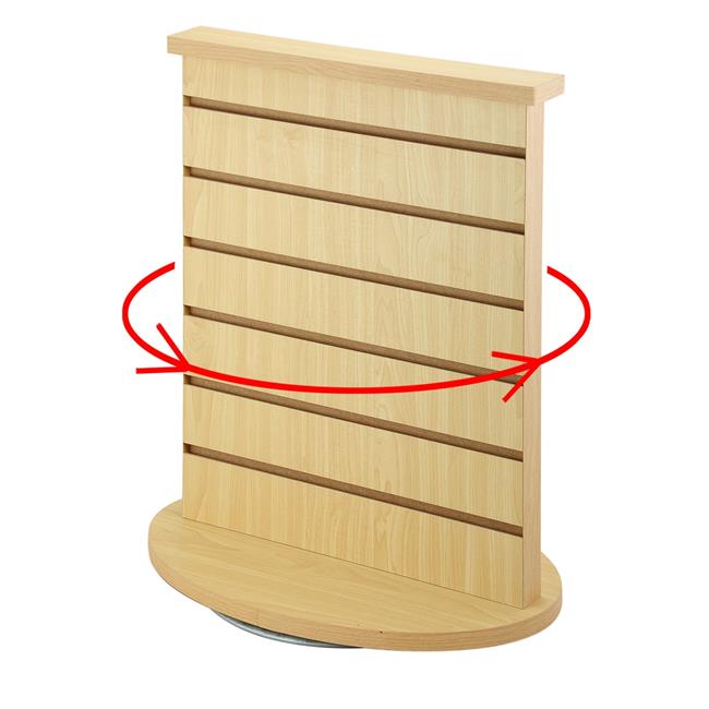 AMKO WD2CT Rotating Countertop Display  Maple