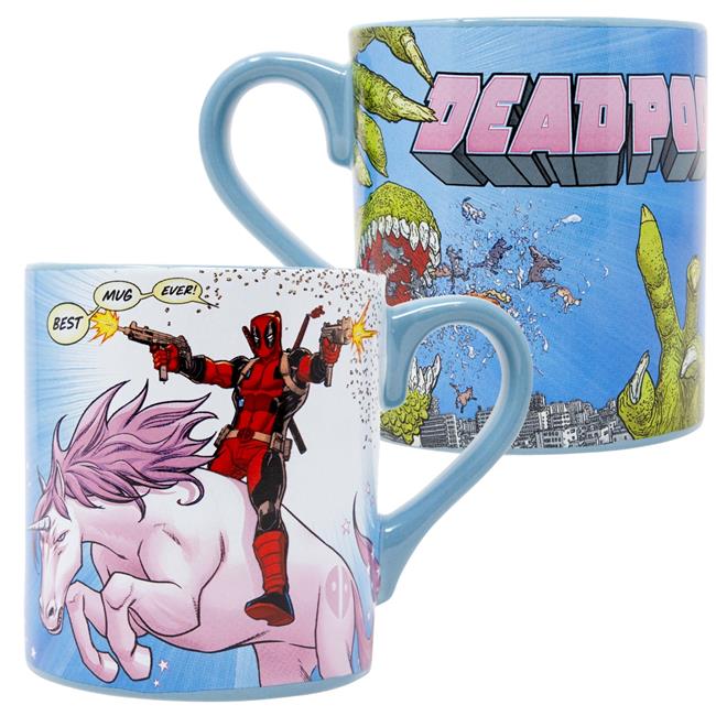 Deadpool 798621 14 oz Deadpool Best Mug Ever Unicorn-Styled Ceramic Mug