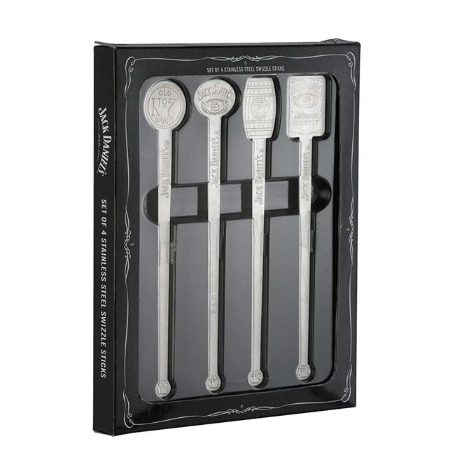 Jack Daniels 39994 Jack Daniels Swizzle Stick Four Pack