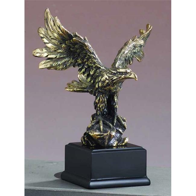 Marian Imports 51153 Golden Eagle Sculpture - 5 x 7.5 in.
