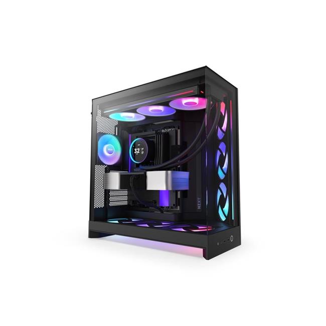 NZXT CM-H92FB-P1 Tinted Tempered Glass Mid-Tower Computer Case Black