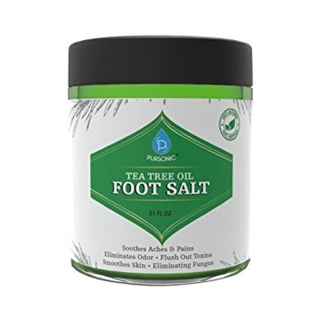 Pursonic 100% Natural TEA TREE OIL Foot Salts-10oz