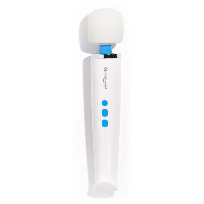 Magicwand Rechargeable Portable Mini Massager White & Blue