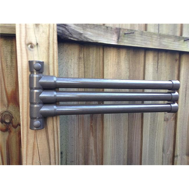 Outdoor LampWM6-BRZ Wall Mount 6 Bar Towel Rack  Bronze