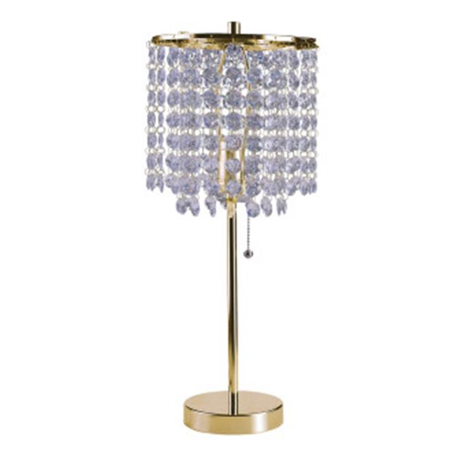 Ore Furniture 8315G 20.25 in. Deco Glam Gold Table Lamp