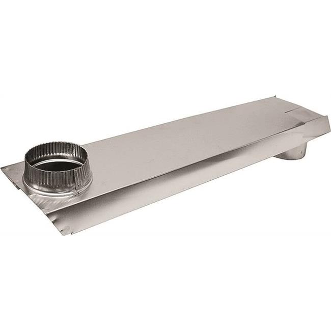 Lambro Industries 0397885 Aluminum Rectangular Dryer Vent Duct  90 deg  6 x 2...