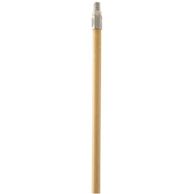 Quickie Manufacturing 452326 Push Broom Handles  Hardwood - Metal Threaded  6...