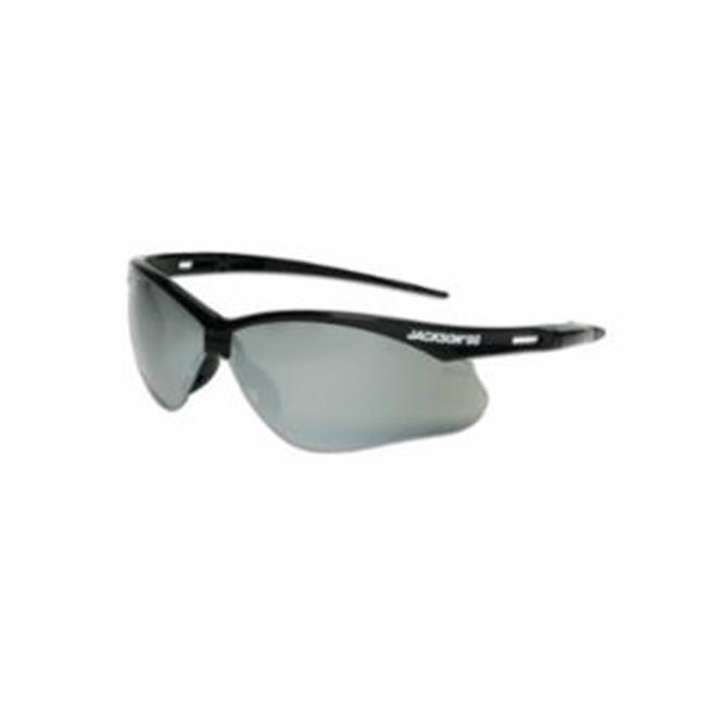 Jackson Safety 138-50006 Safety Glasses Black Frame & Smoke Mirror Lens