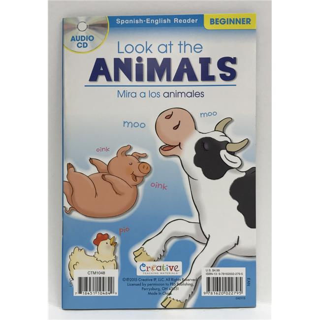 Creative Teaching Materials CTM1048 Look At The Animals & Mira A Los Animales...