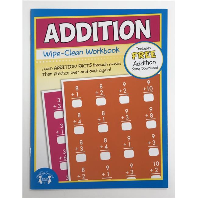 Creative Teaching Materials TW1225 Addition Wipe Clean Workbook
