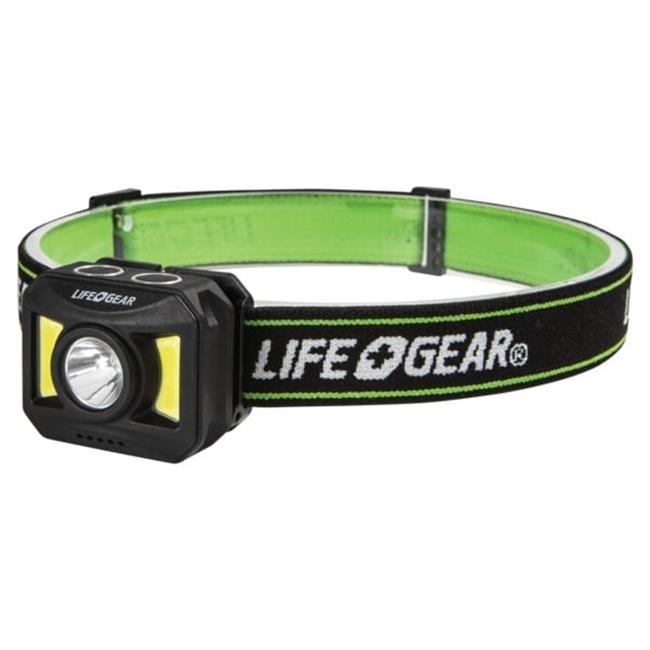Life Gear 41-3919 300 lm Adventure Rechargeable LED Headlamp