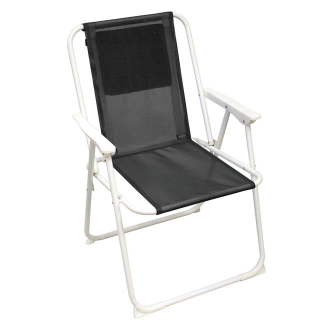Preferred Nation P7395.BLACK Portable Beach Chair  Black