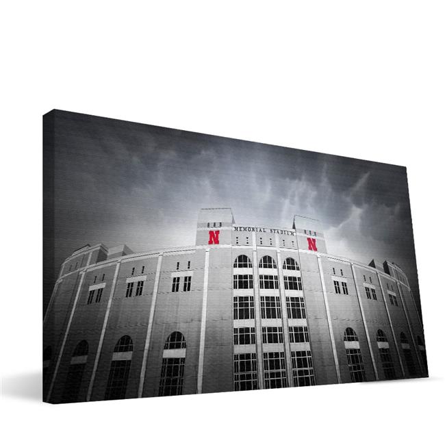 Nebraska 16x36 Memorial Stadium Canvas