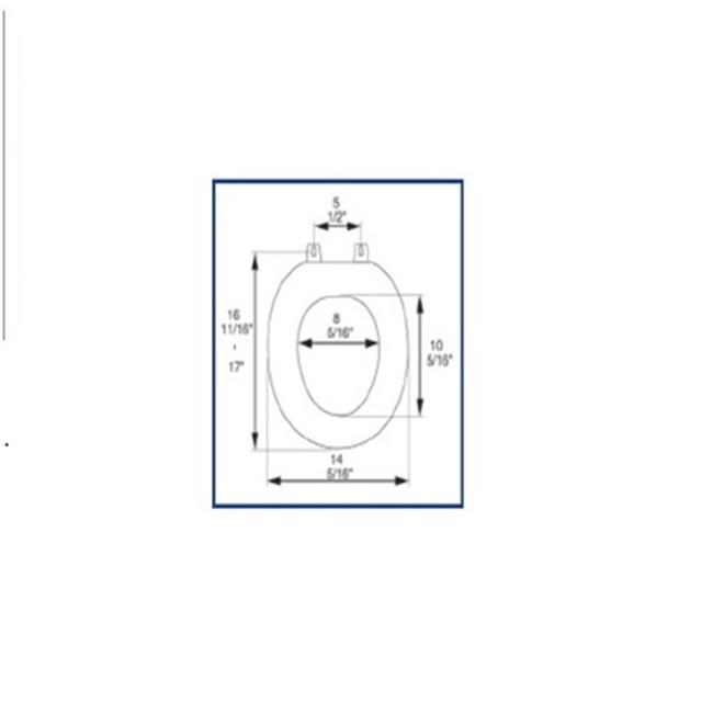 Plumbing Technologies 5F1R4-17BR Light Oak Wood Decorative Round Front Toilet...