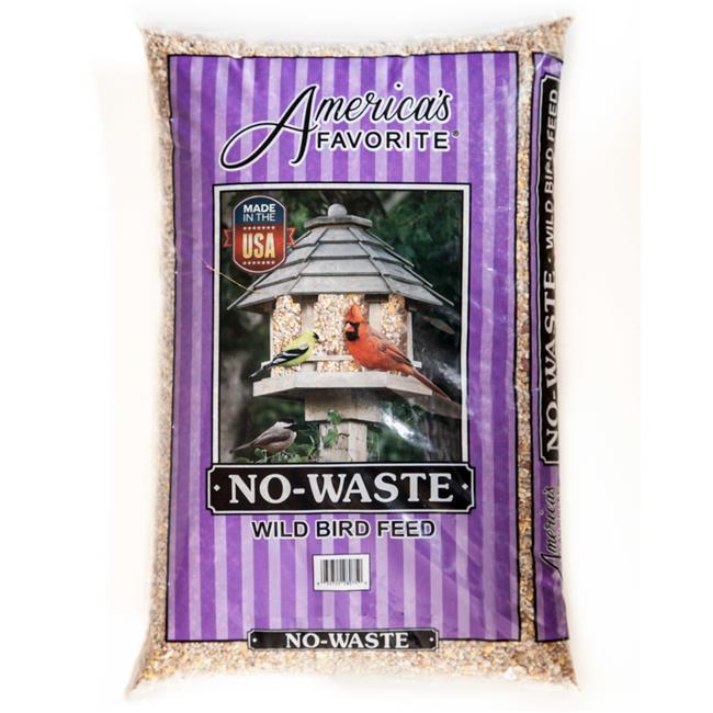 Americas Favorite 2800780 40 lbs No Waste Wild Bird Feed Purple Stripe Bag  P...