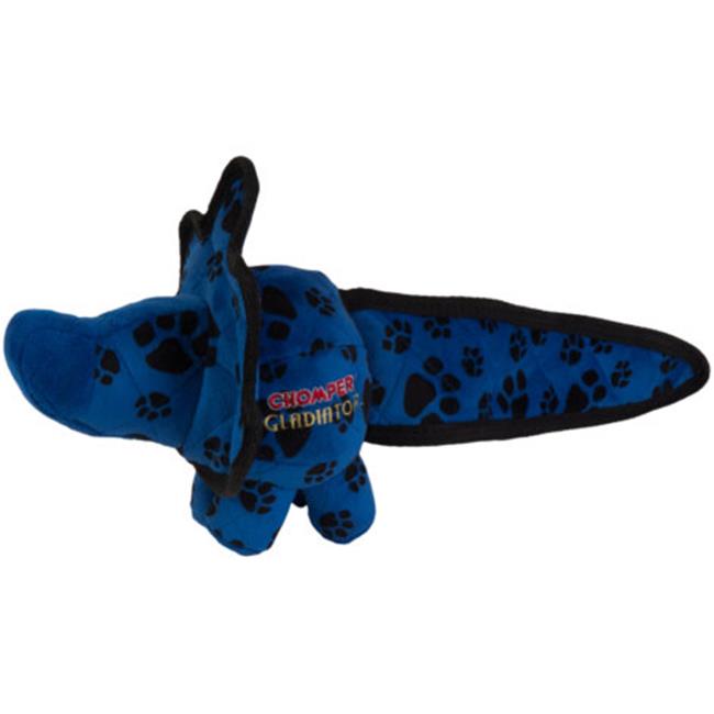 Chomper WB11516 Gladiator Tuff Dino Dog Toy - Assorted