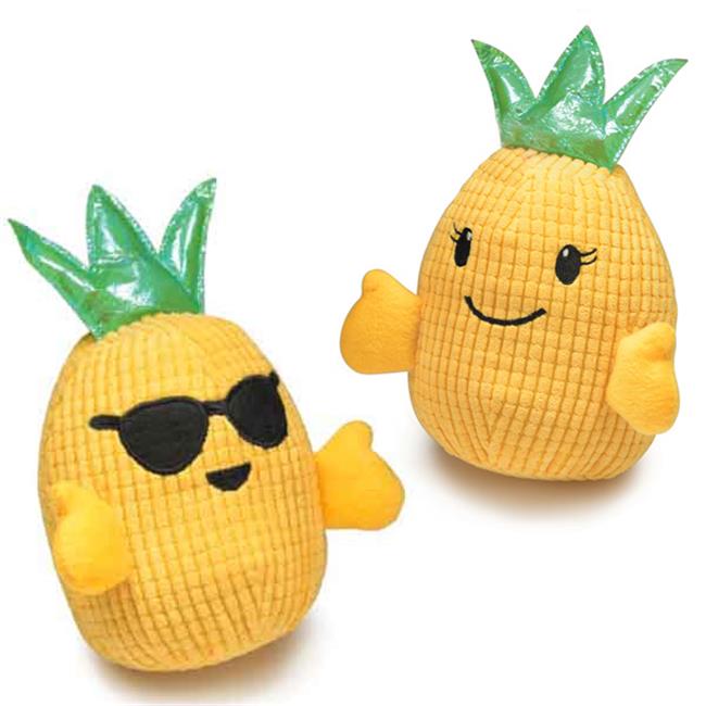 Zanies ZA5215 12 Hawaiian Breeze Pineapple Boy Dog Toy