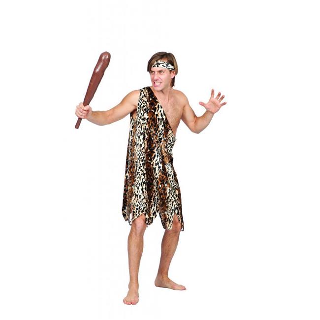 RG Costumes 80237 Cave Man Cheetah Print Velvet Tunic Costume for Adult - Leo...