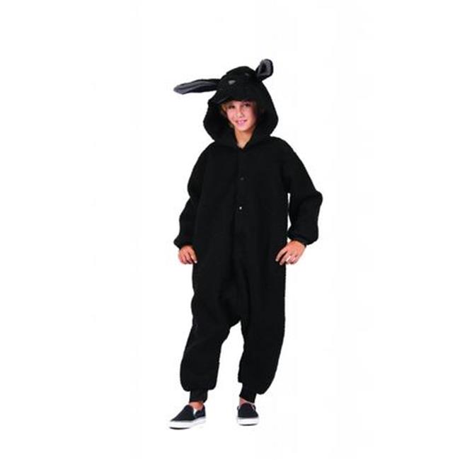 RG Costumes 40286 Wooly Black Sheep Child Costume - Medium