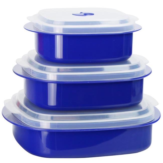 Reston Lloyd 20705 Microwave Cookware Set Indigo