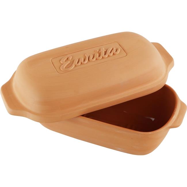 Reston Lloyd 99700 2 qt. Eurita Clay Loaf Pan with Lid