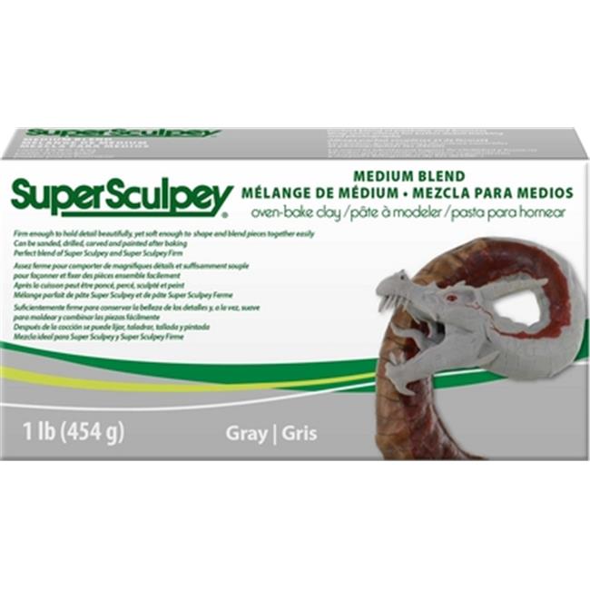 Sculpey SSMED1 1 lbs Super Medium Blend