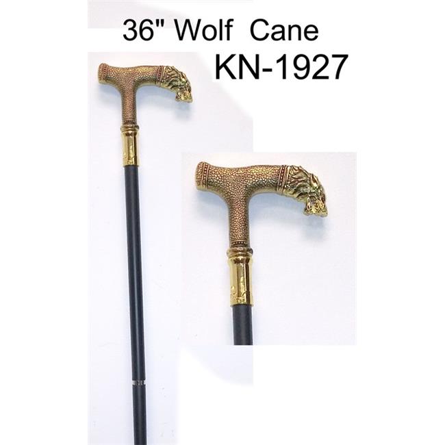 Sigma Impex Kn-1927 36 in. Wolf Walking Cane