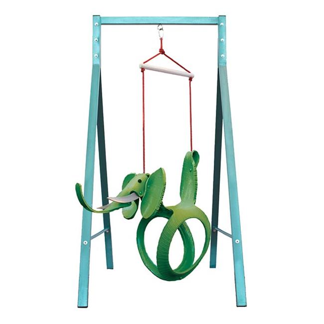 Sparkling Line SL001603 Elephant Tire Swing - Green