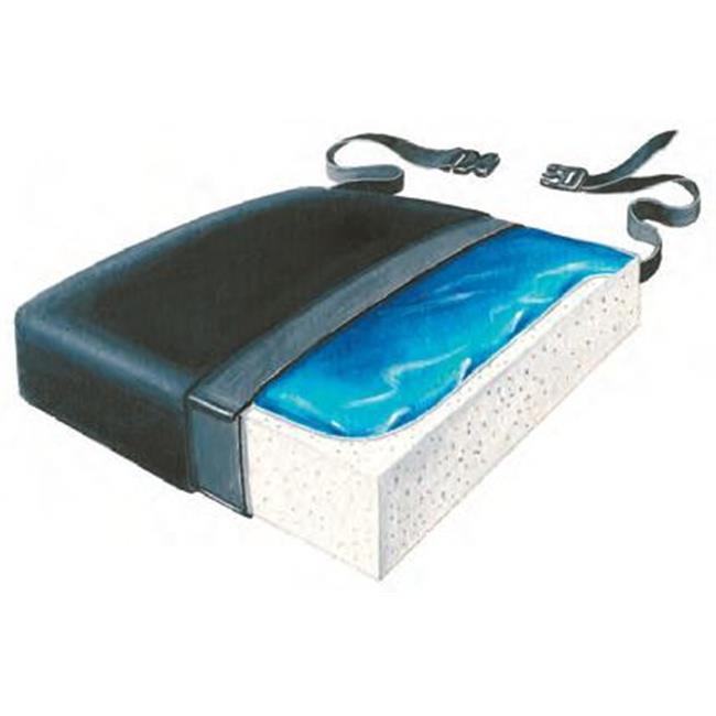 Skil-Care 915137 3 x 28 x 20 in. Bariatric Gel-Foam Cushion with LSI Cover