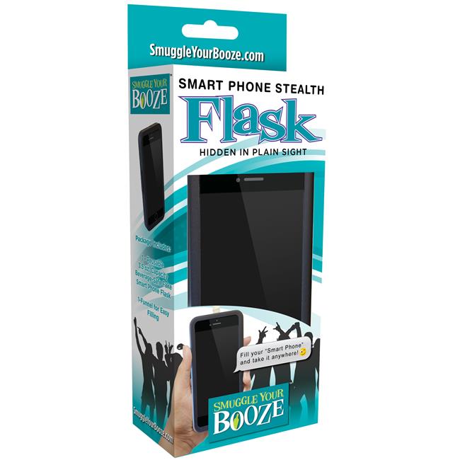 Smuggle Your Booze SYB-Phone Smart Phone Flask with Funnel - Pack of 6
