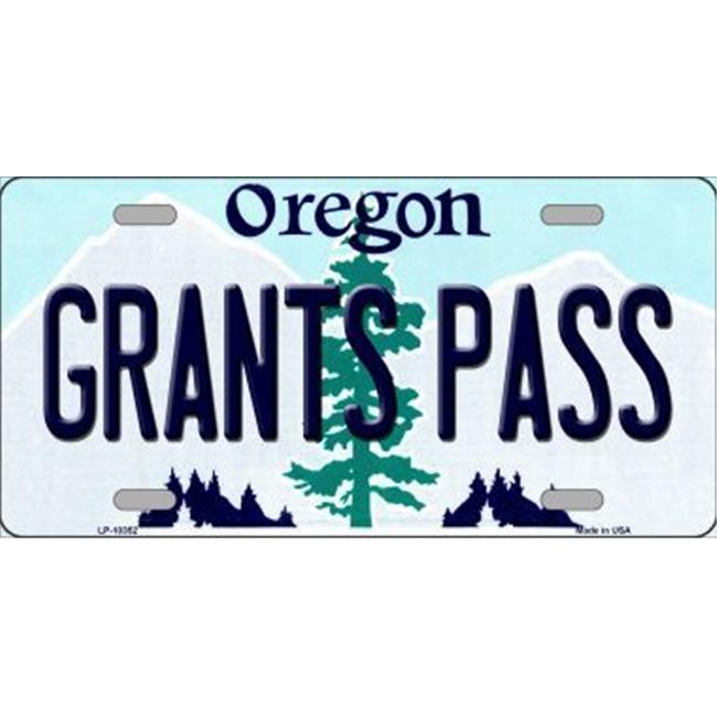 Smart Blonde LP-10352 Grants Pass Oregon Background Metal Novelty License Pla...