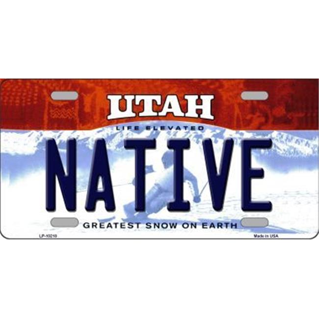 Smart Blonde LP-10218 Native Utah Background Novelty Metal License Plate - 6 ...